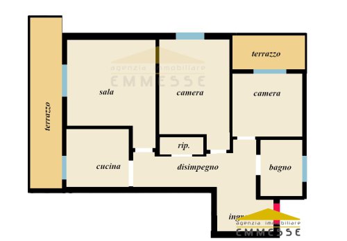 Planimetria Appartamenti in vendita a Massa centro