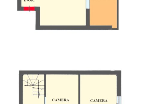 Planimetria Appartamento in vendita a Caniparola